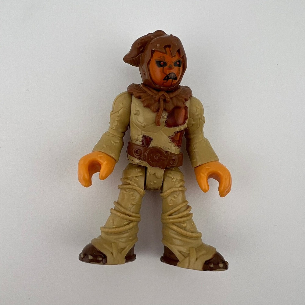 Fisher-Price ImaginextDC Comics Scarecrow Batman Villain Tan‎ Brown Toy